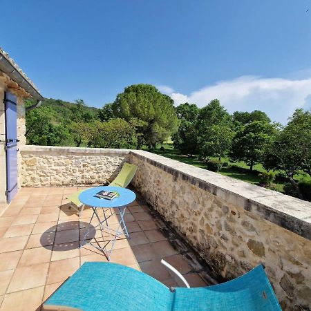 Charming Stone House With Terrace And Garden, Lussan Villa Lussan  Exterior photo