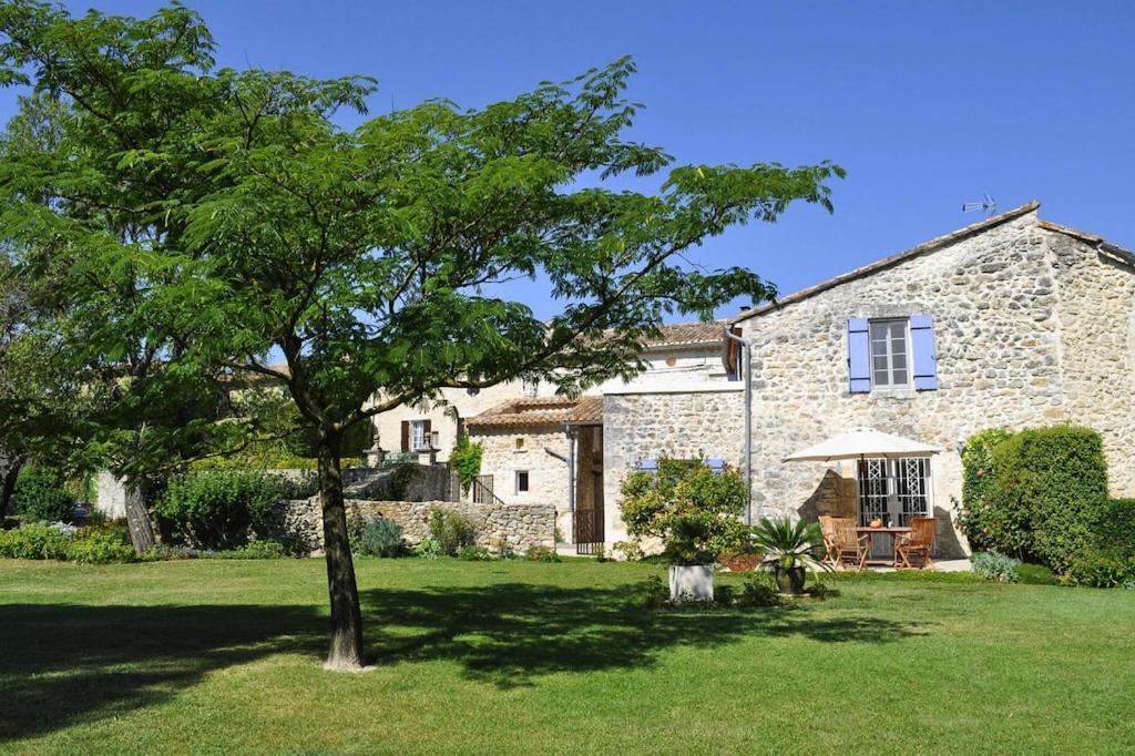 Charming Stone House With Terrace And Garden, Lussan Villa Lussan  Exterior photo