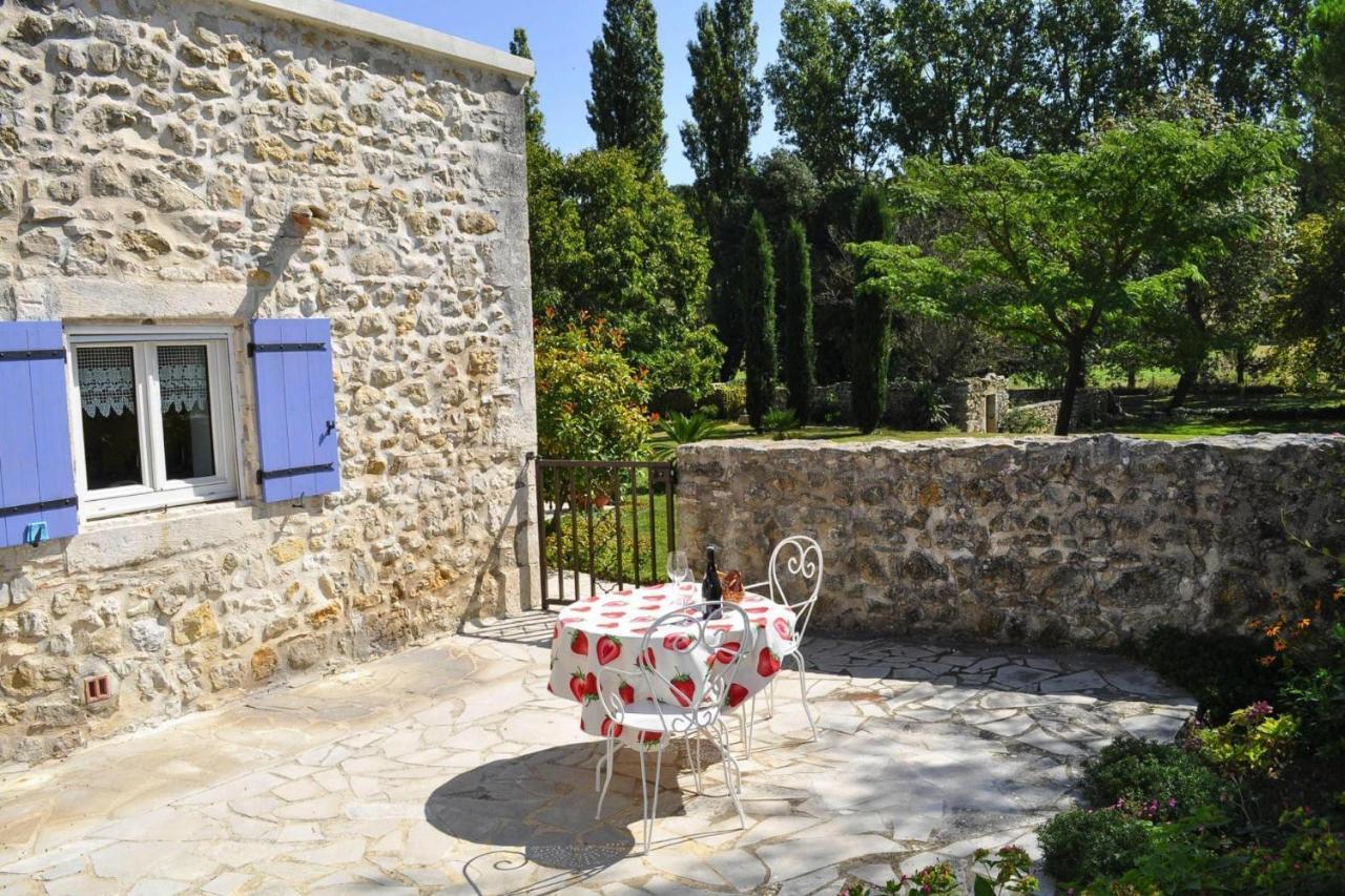 Charming Stone House With Terrace And Garden, Lussan Villa Lussan  Exterior photo